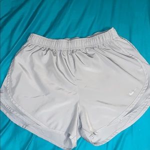 grey nike tempo running shorts